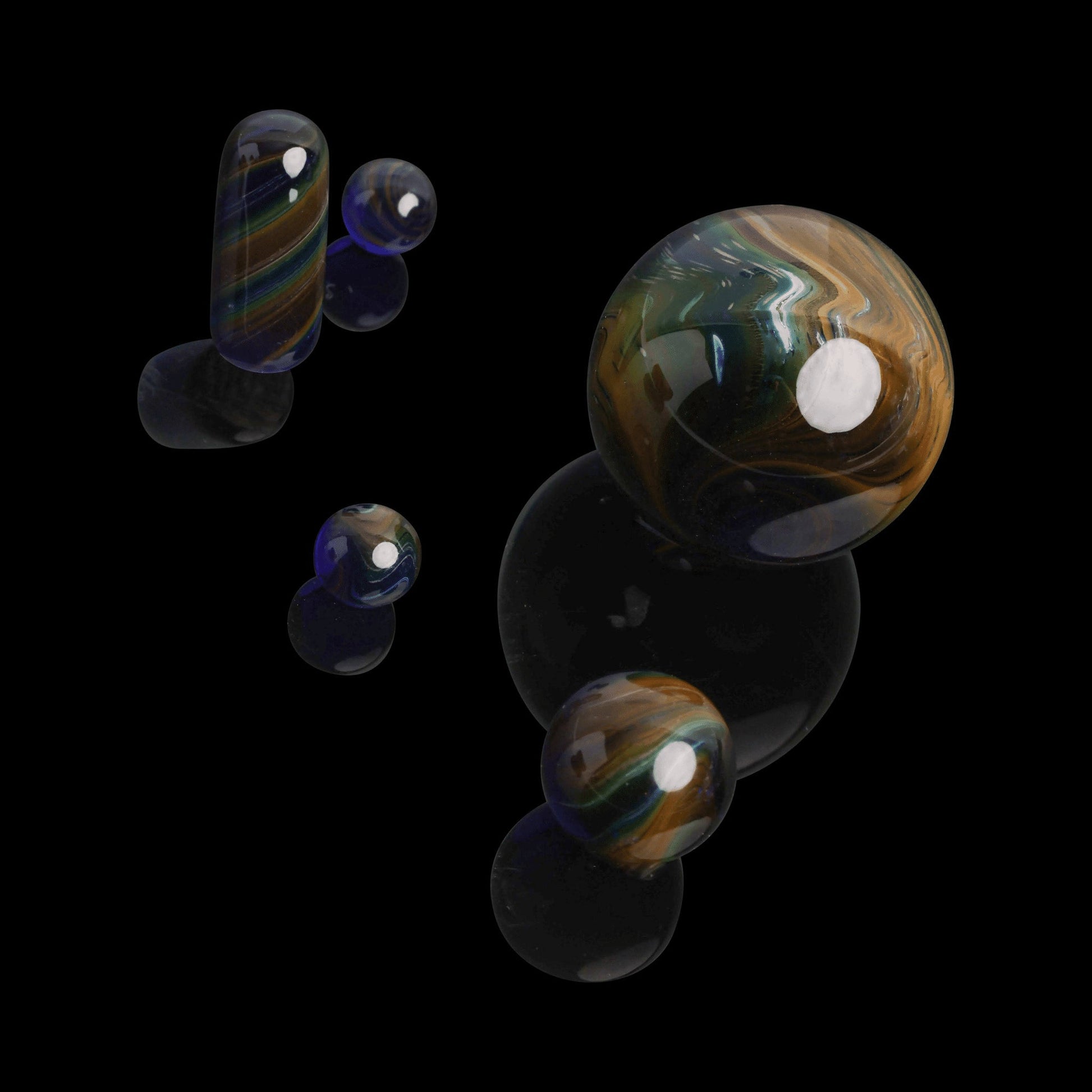 innovative art piece - XL Slurper w/ Marble Set by Nathan (N8) Miers (2022 Drop)