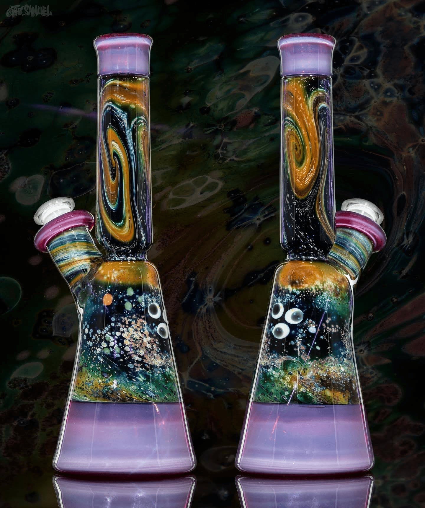 innovative art piece - Solo Flower Tube by Nathan (N8) Miers (2022 Drop)