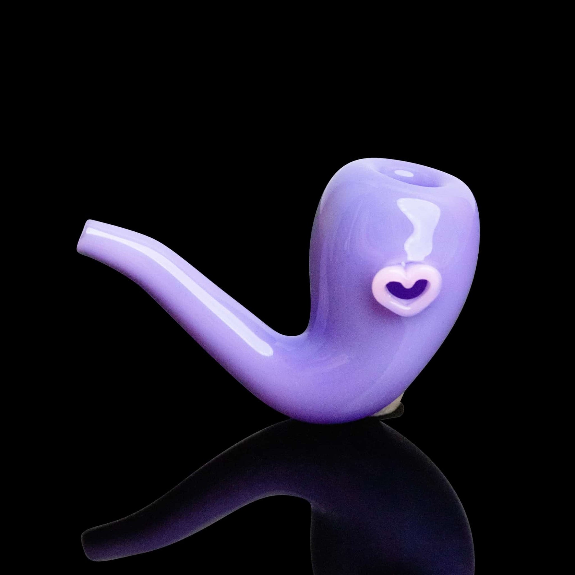 heady art piece - Purple Sherlock w/ Pink Heart by Sakibomb (2022 Drop)