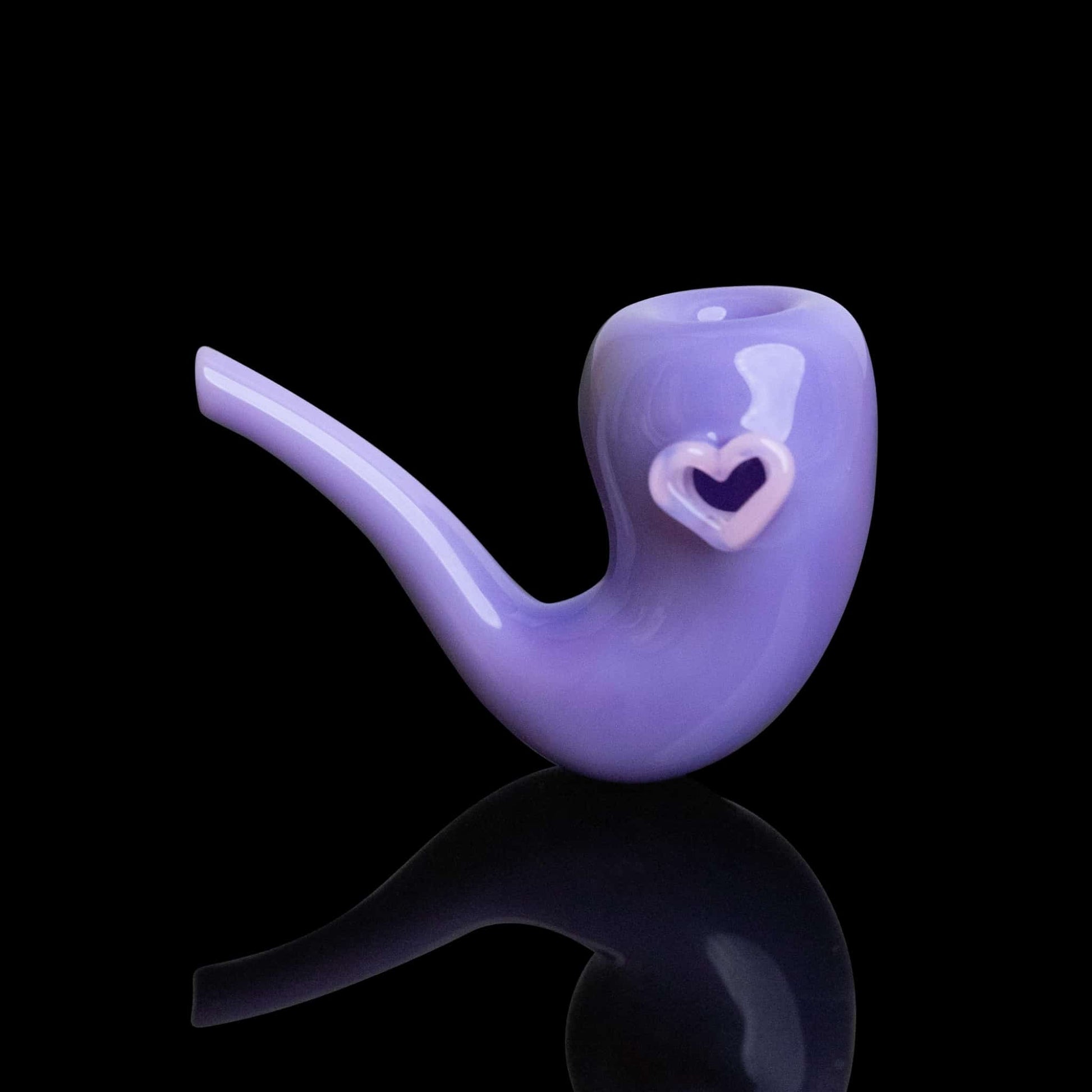 heady art piece - Purple Sherlock w/ Pink Heart by Sakibomb (2022 Drop)