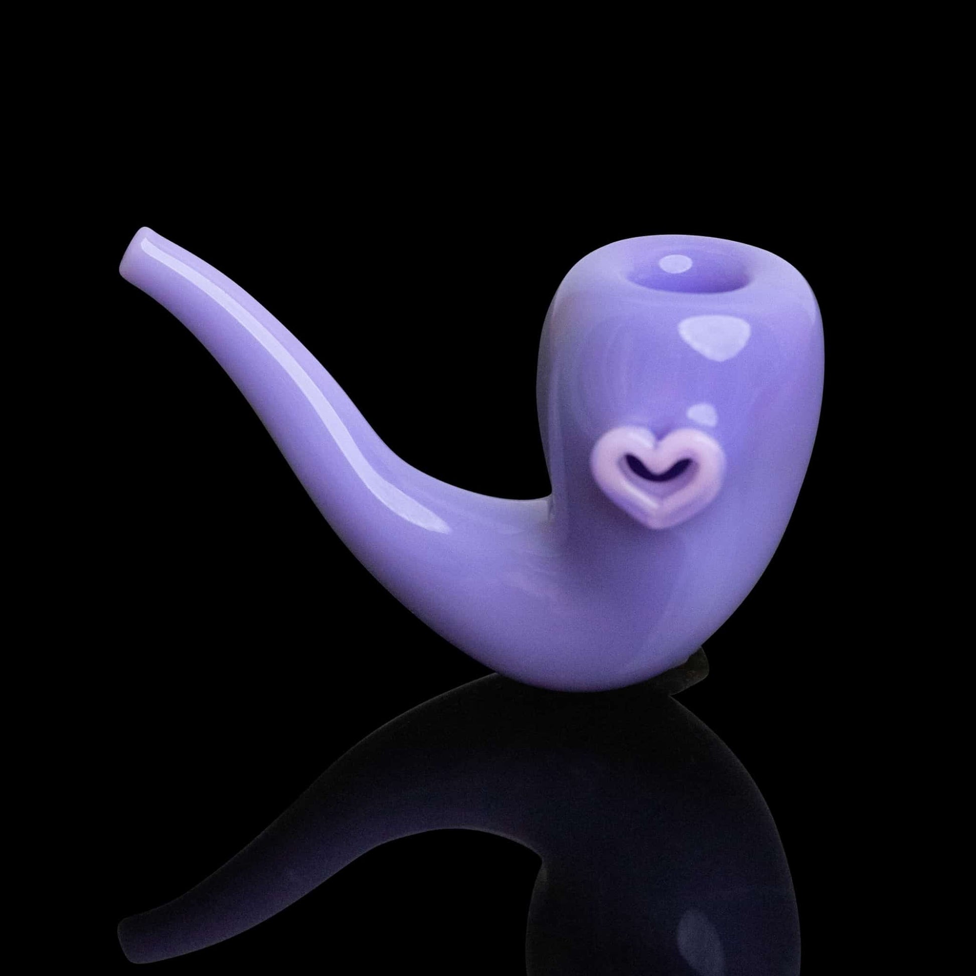 heady art piece - Purple Sherlock w/ Pink Heart by Sakibomb (2022 Drop)