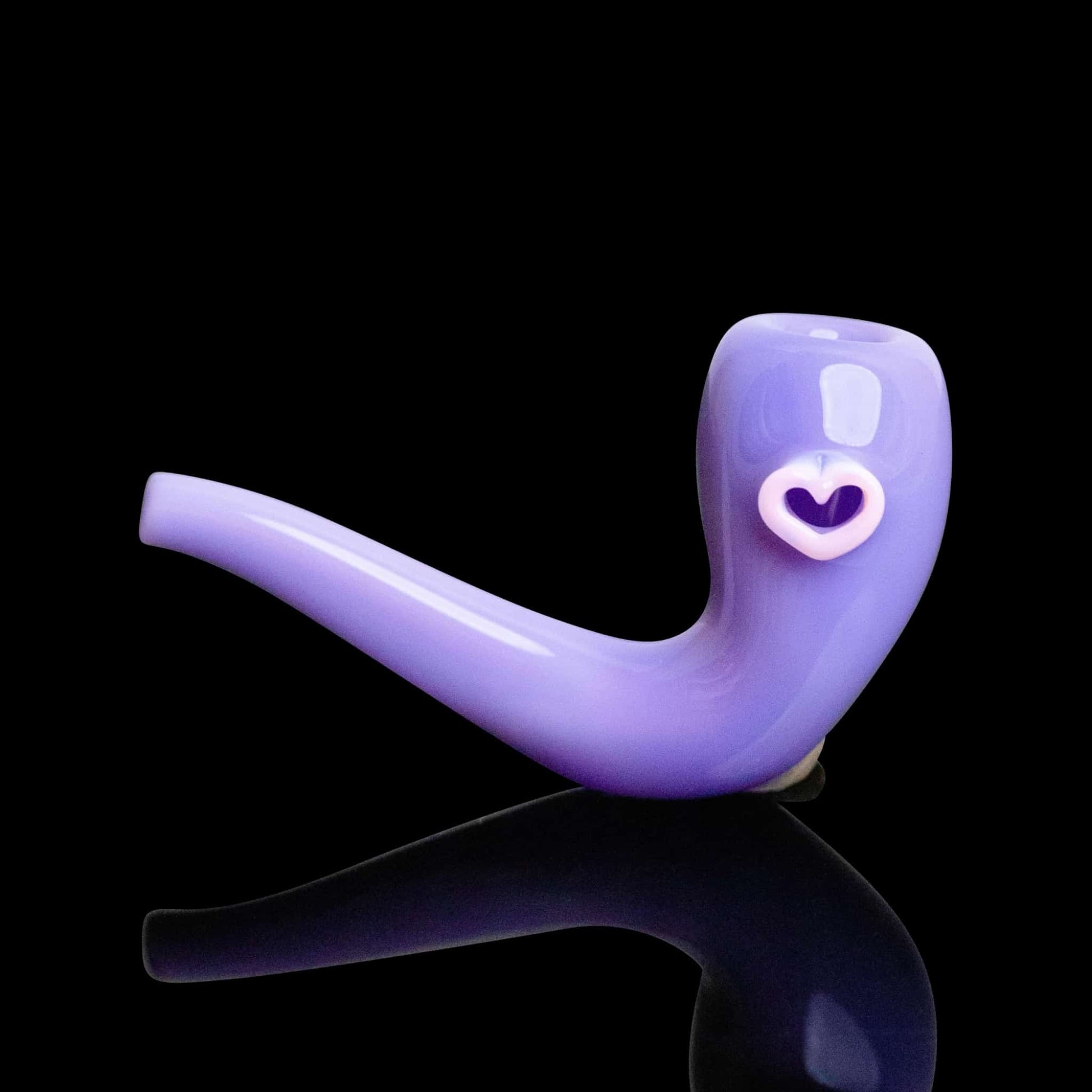heady art piece - Purple Sherlock w/ Pink Heart by Sakibomb (2022 Drop)