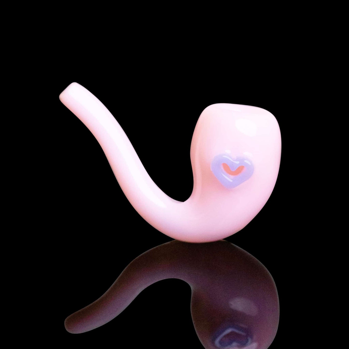 artisan-crafted art piece - Pink Sherlock w/ Purple Heart by Sakibomb (2023)