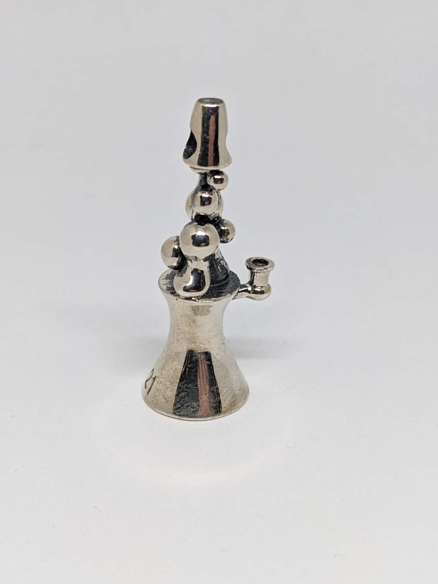 sophisticated glass pendant - Kuhns x Bluegrass Glass Solid Silver Collab Pendant #1 (Glass Vegas 2021)