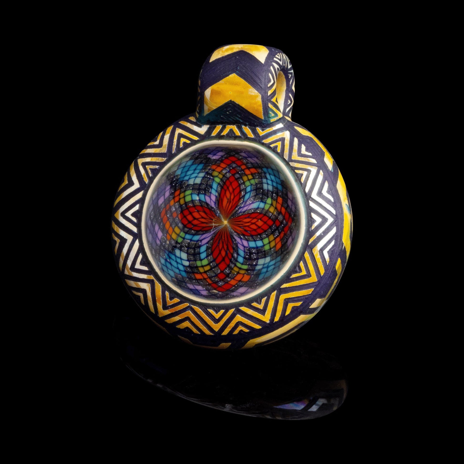artisan-crafted glass pendant - Collab Pendant by John W x Artist Stylie (GV 2022)