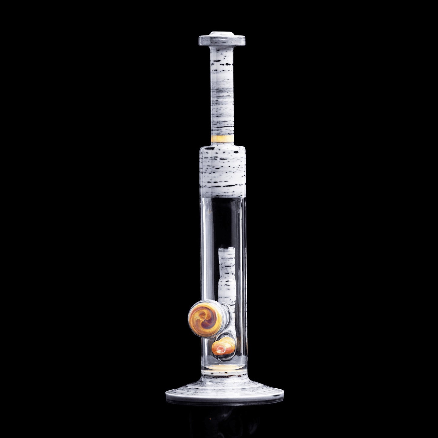 artisan-crafted art piece - Collab Waffle Tube by Engelmann Glass x Preston Hanna (2022 Drop)