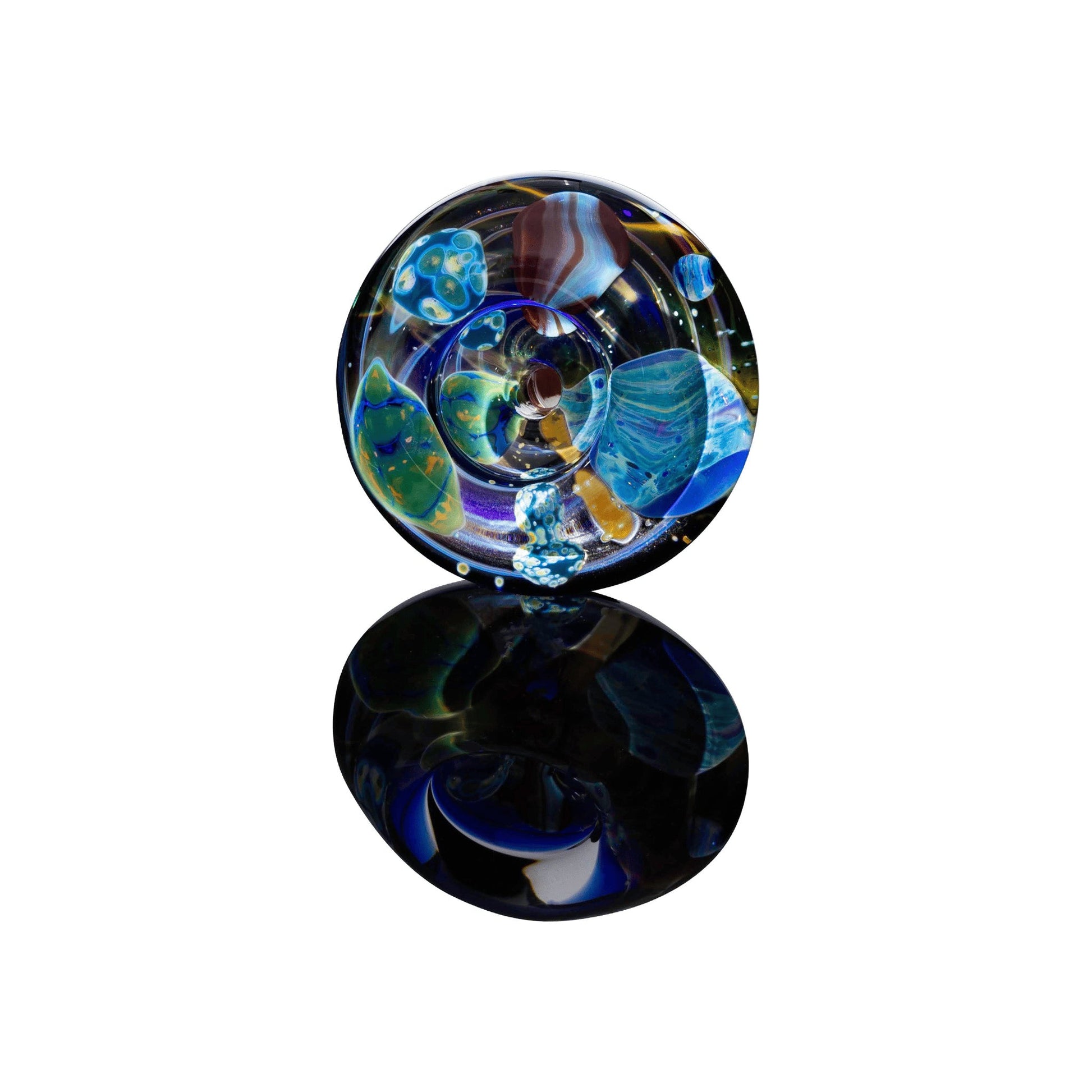 innovative art piece - Galactic Double Bub by Jolex Glass x Leisure Glass