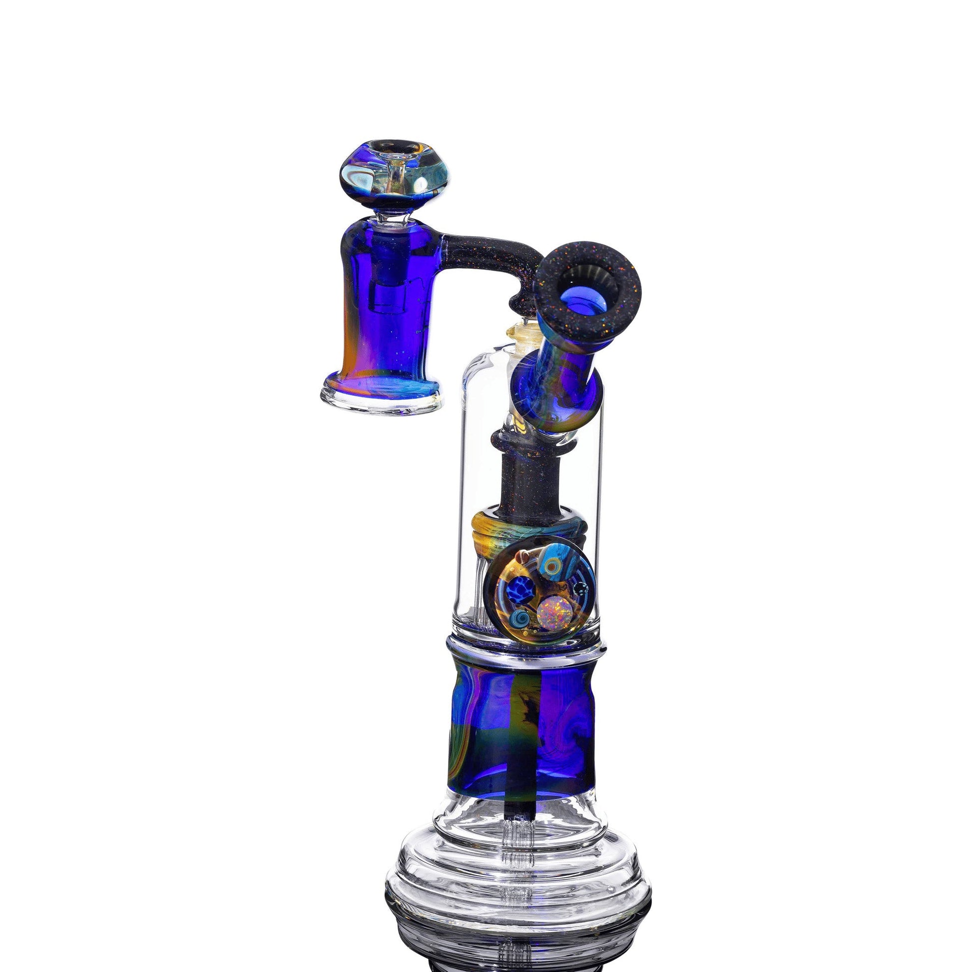 innovative art piece - Galactic Double Bub by Jolex Glass x Leisure Glass