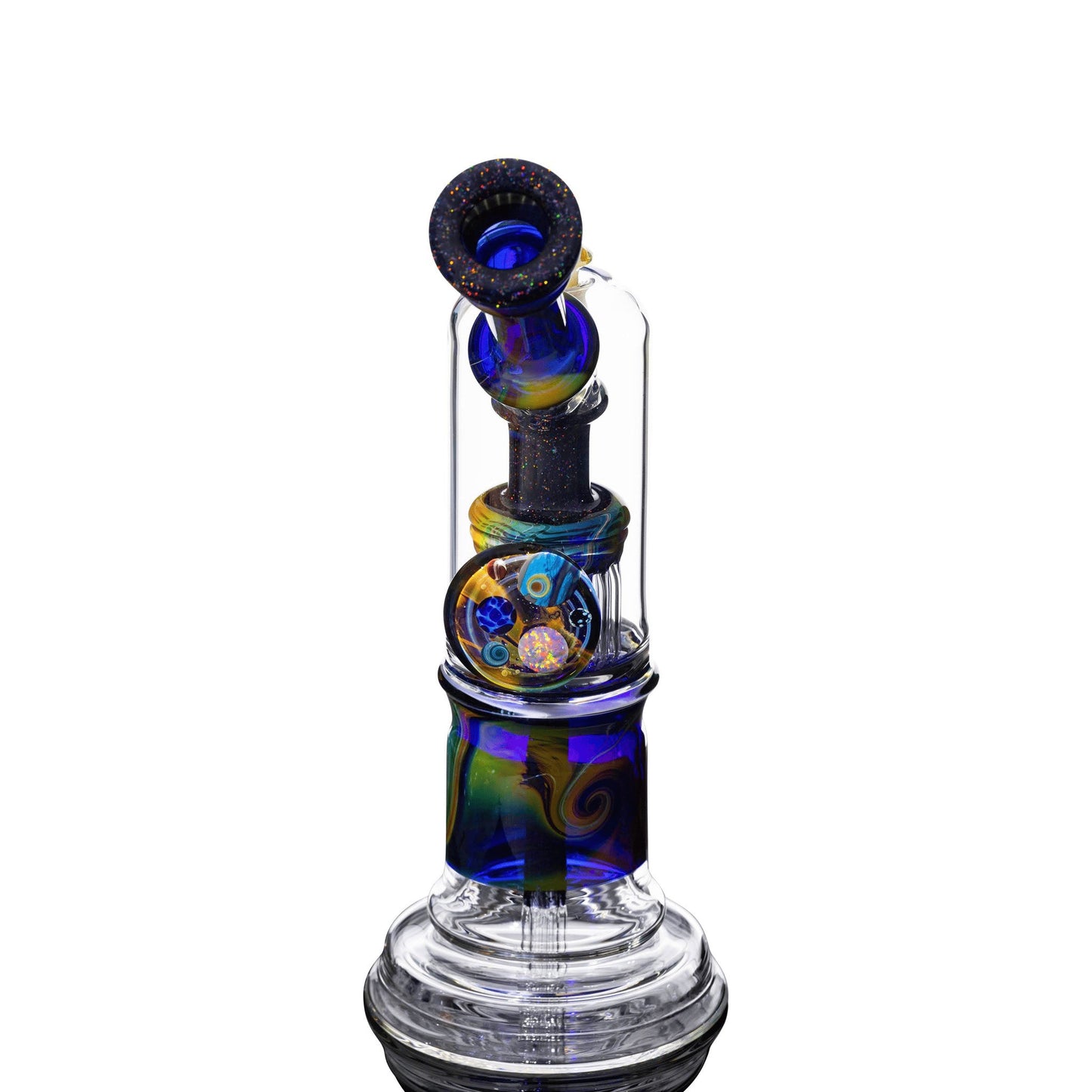 innovative art piece - Galactic Double Bub by Jolex Glass x Leisure Glass