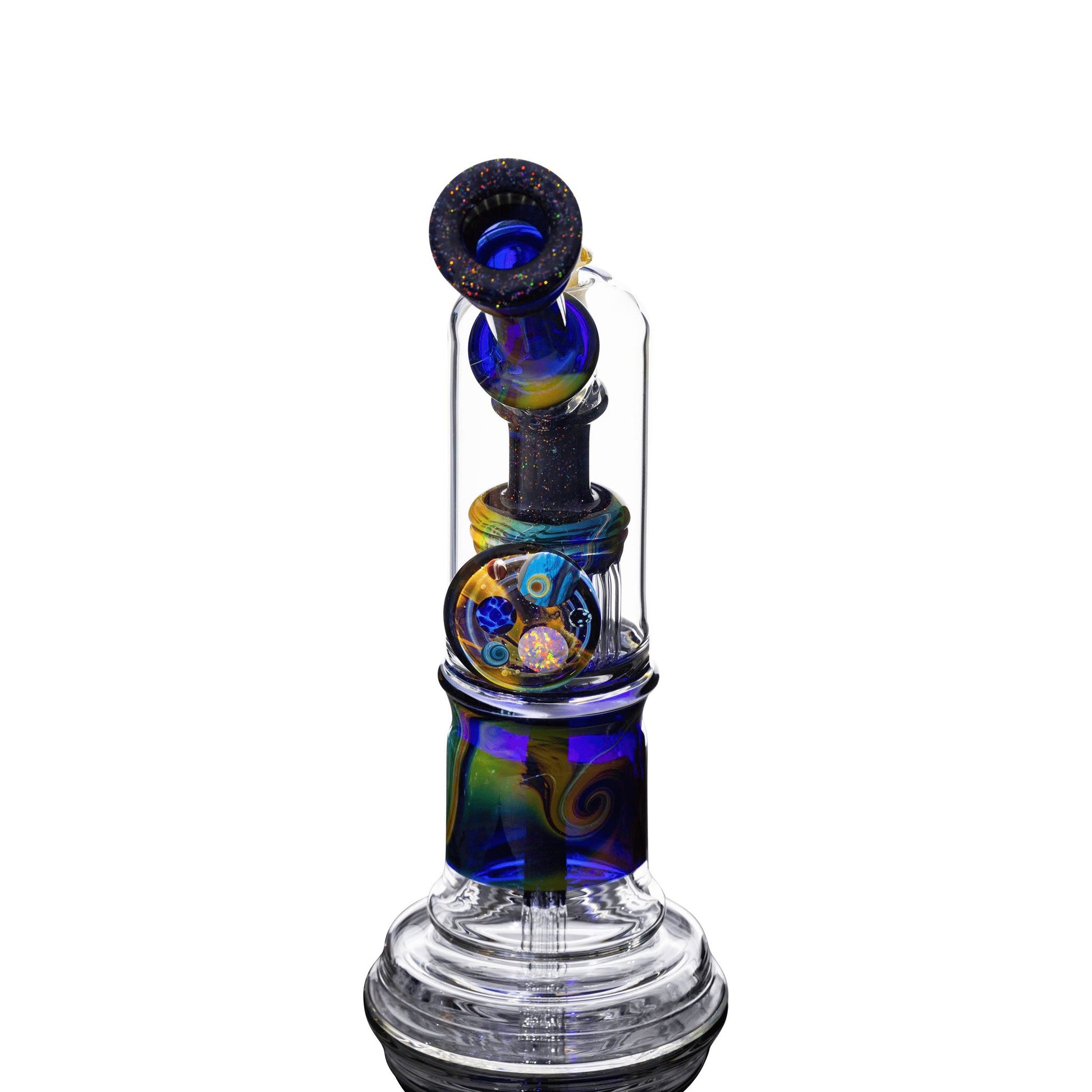 innovative art piece - Galactic Double Bub by Jolex Glass x Leisure Glass