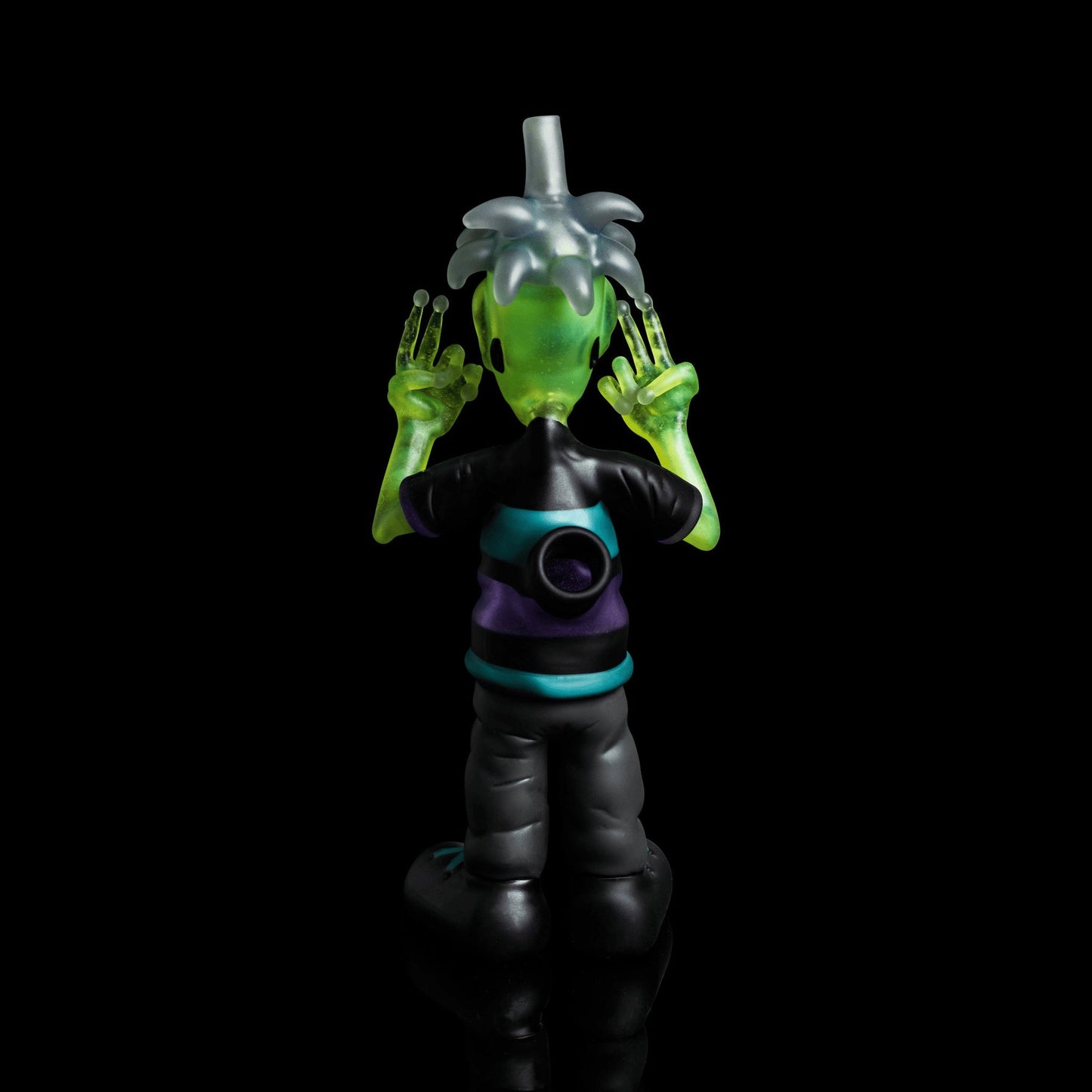 luxurious art piece - Full Body Invader w/ Hair & Opals by Ryder Glass (2022 Drop)