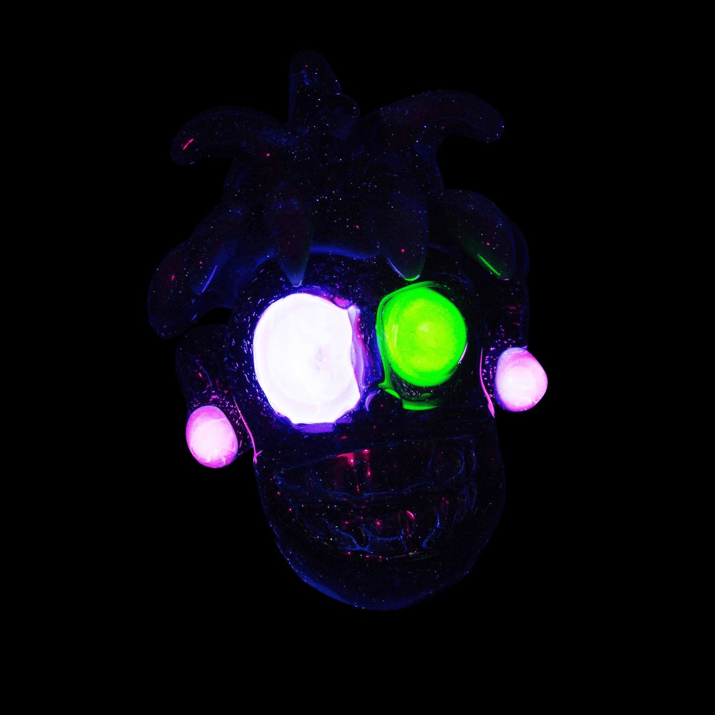 heady glass pendant - Full Mouth Googly Eye w/ 12mm Opal Eye Tripster Pendant #84 by Ryder Glass (2022 Drop)