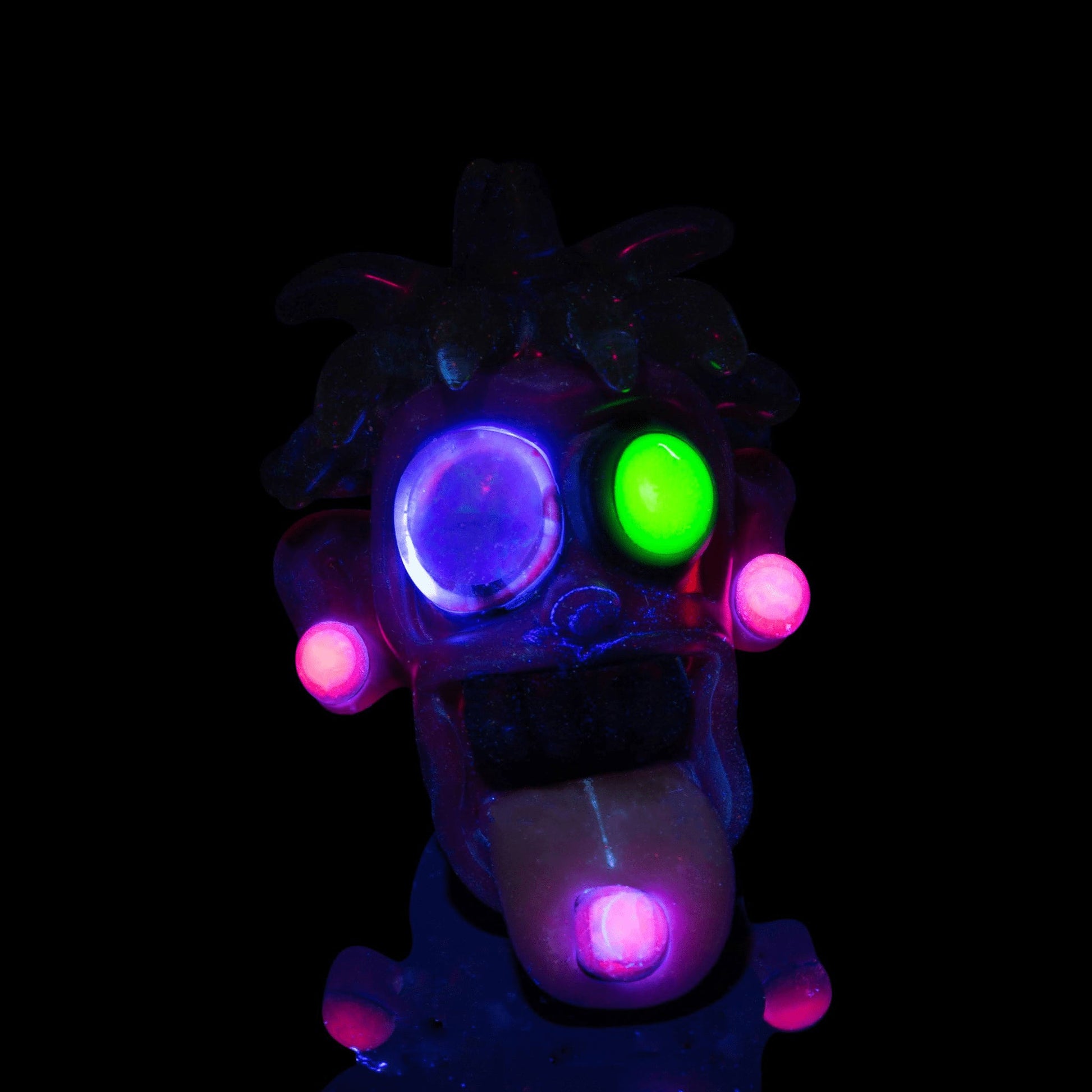 innovative glass pendant - OG Googley Eye w/ 12mm Opal Eye Tripster Pendant #85 by Ryder Glass (2022 Drop)