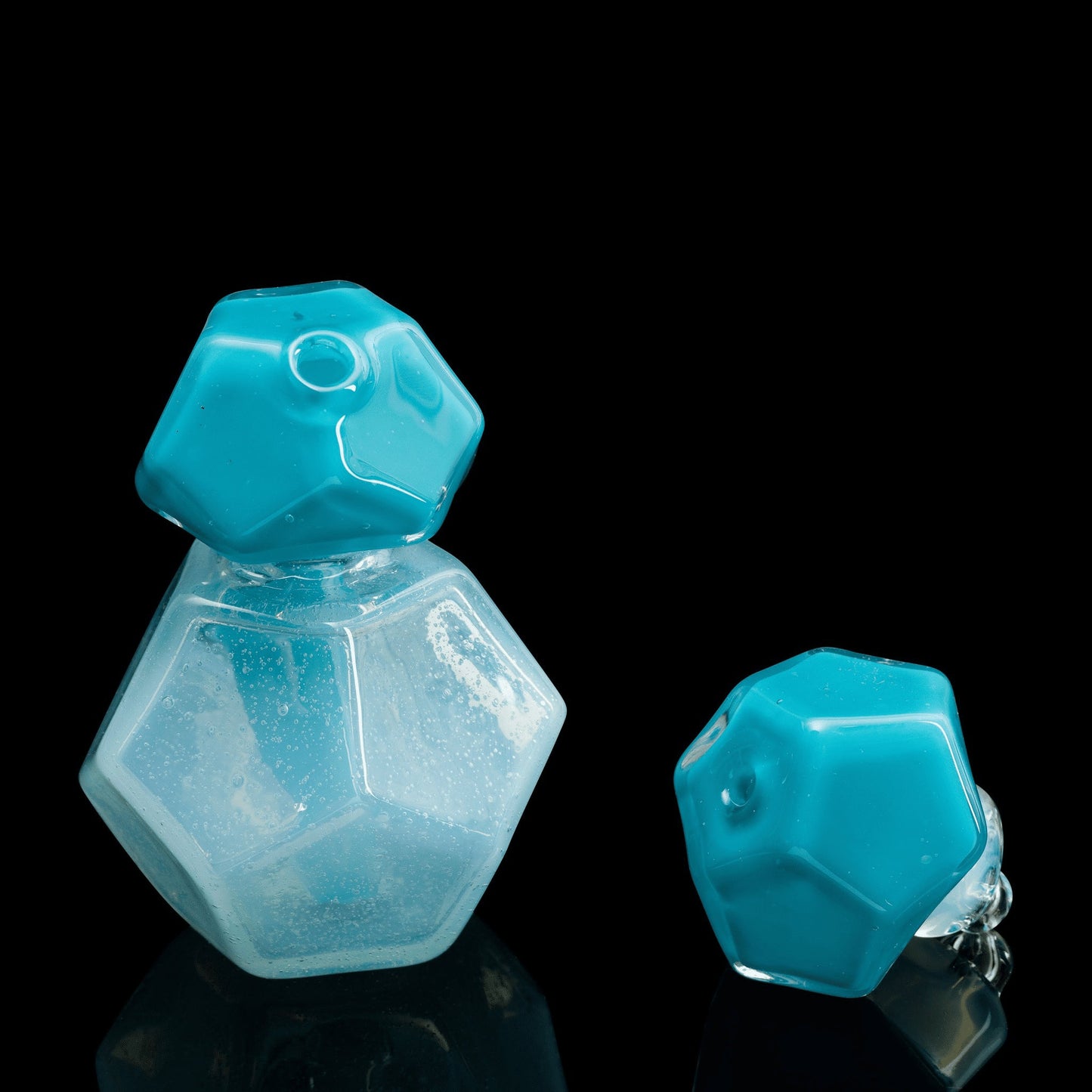 meticulously crafted art piece - Solo Geo Traveler Set (A) by Kuhns Glass (2022 Drop)