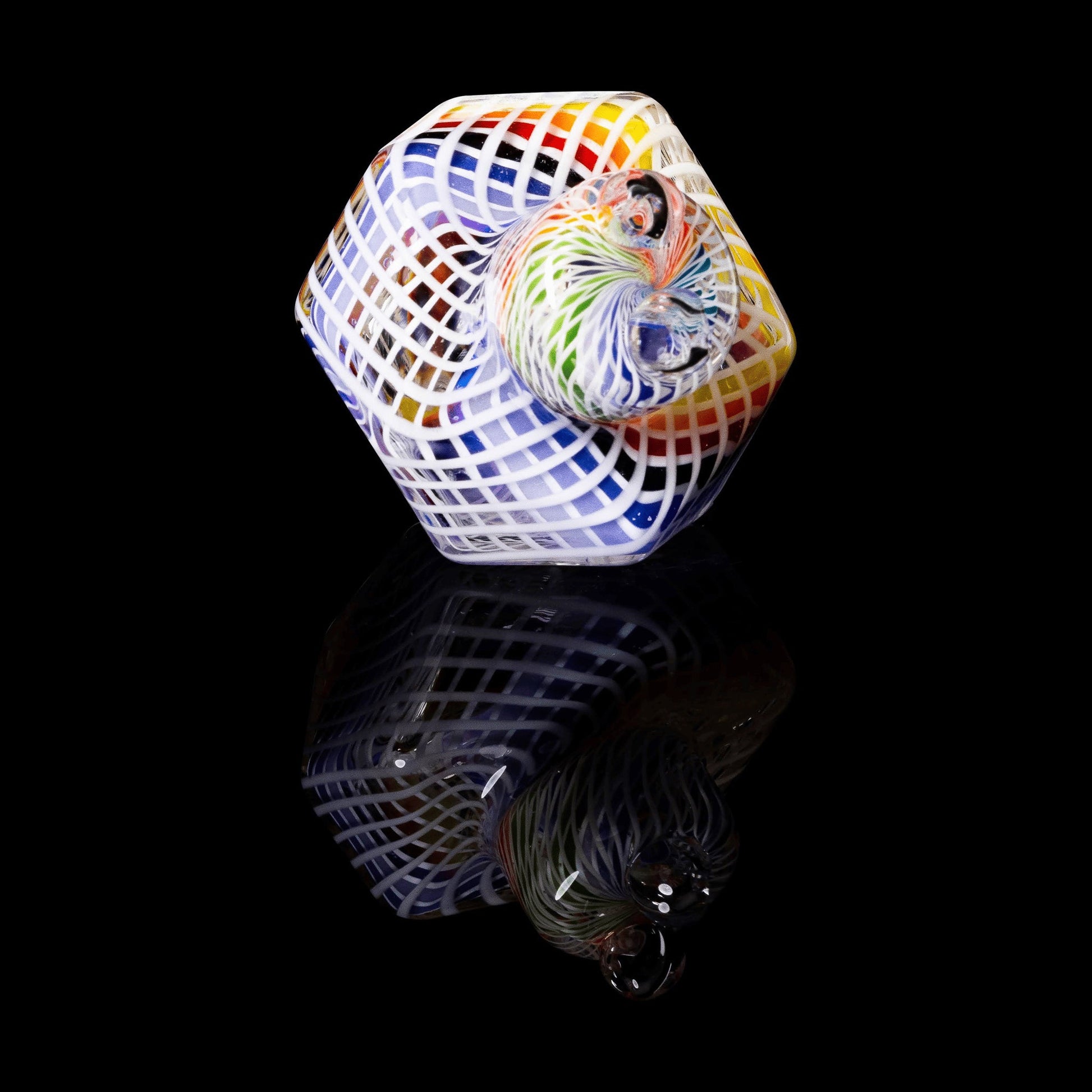 hand-blown art piece - Geo Traveler Collab by Future Glass Art x Kuhns Glass (2022 Drop)