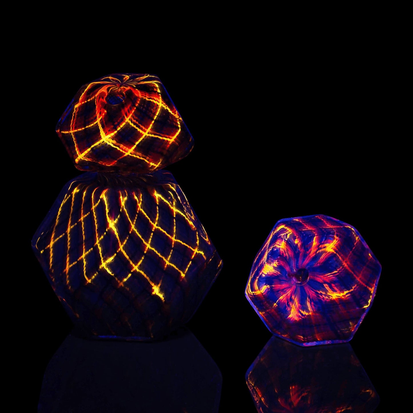 exquisite art piece - Geo Traveler Collab by Samson Glass x Kuhns Glass (2022 Drop)