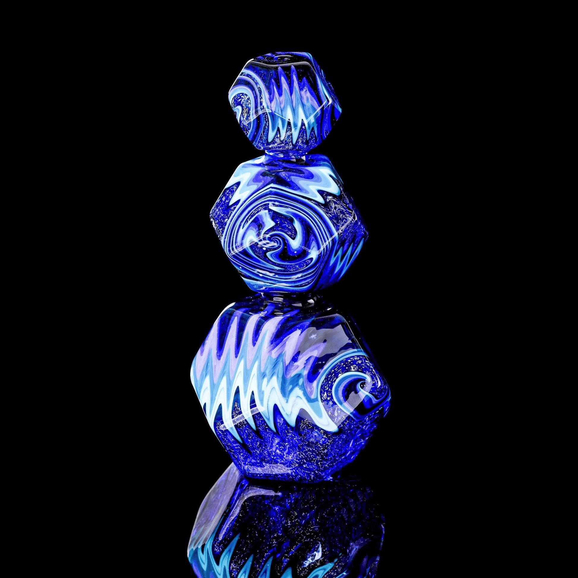 hand-blown design of the Collab Rig by Bhaller Glass x Kuhns Glass (2022 Drop)