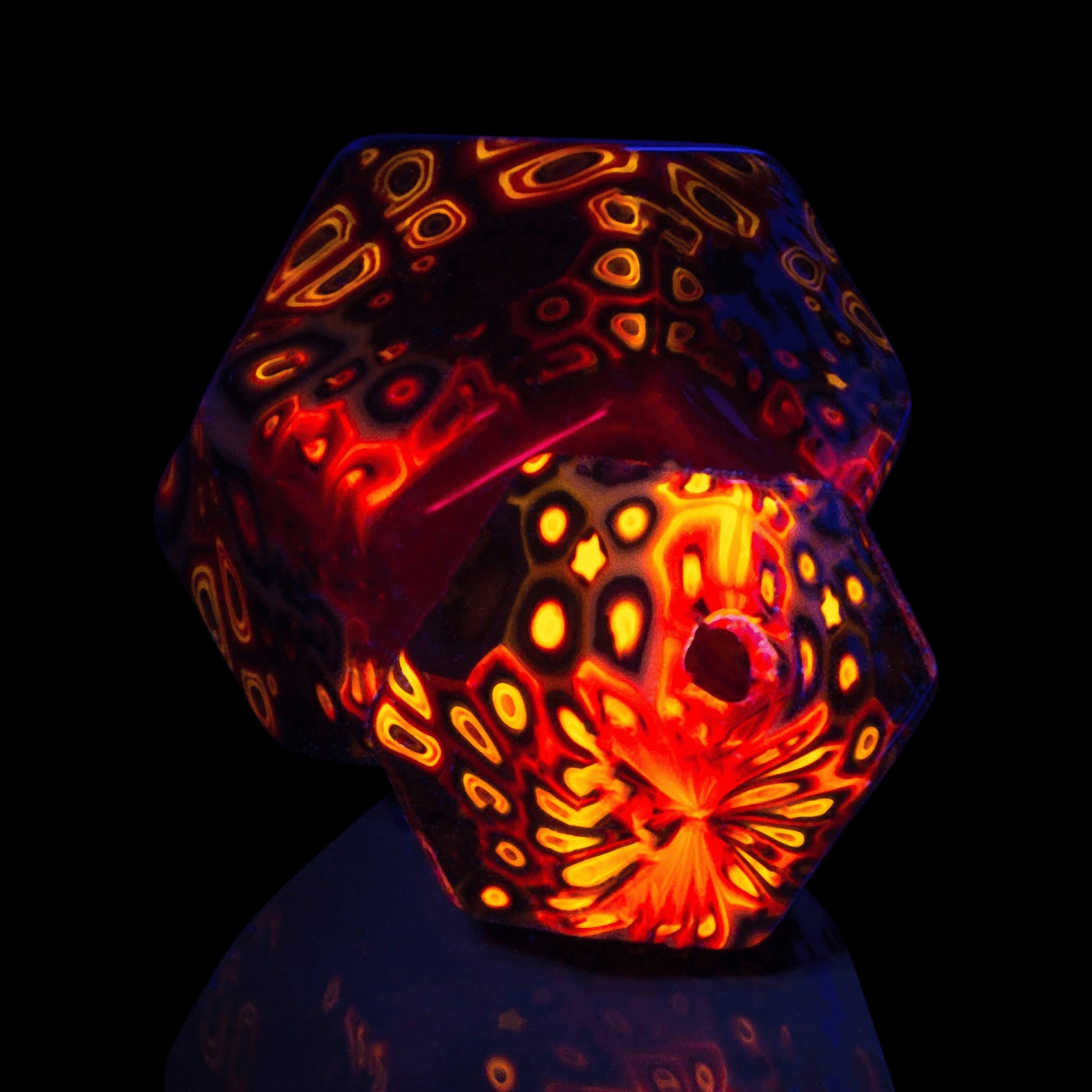 luxurious art piece - Geo Traveler Collab by Burtoni x Kuhns Glass (2022 Drop)