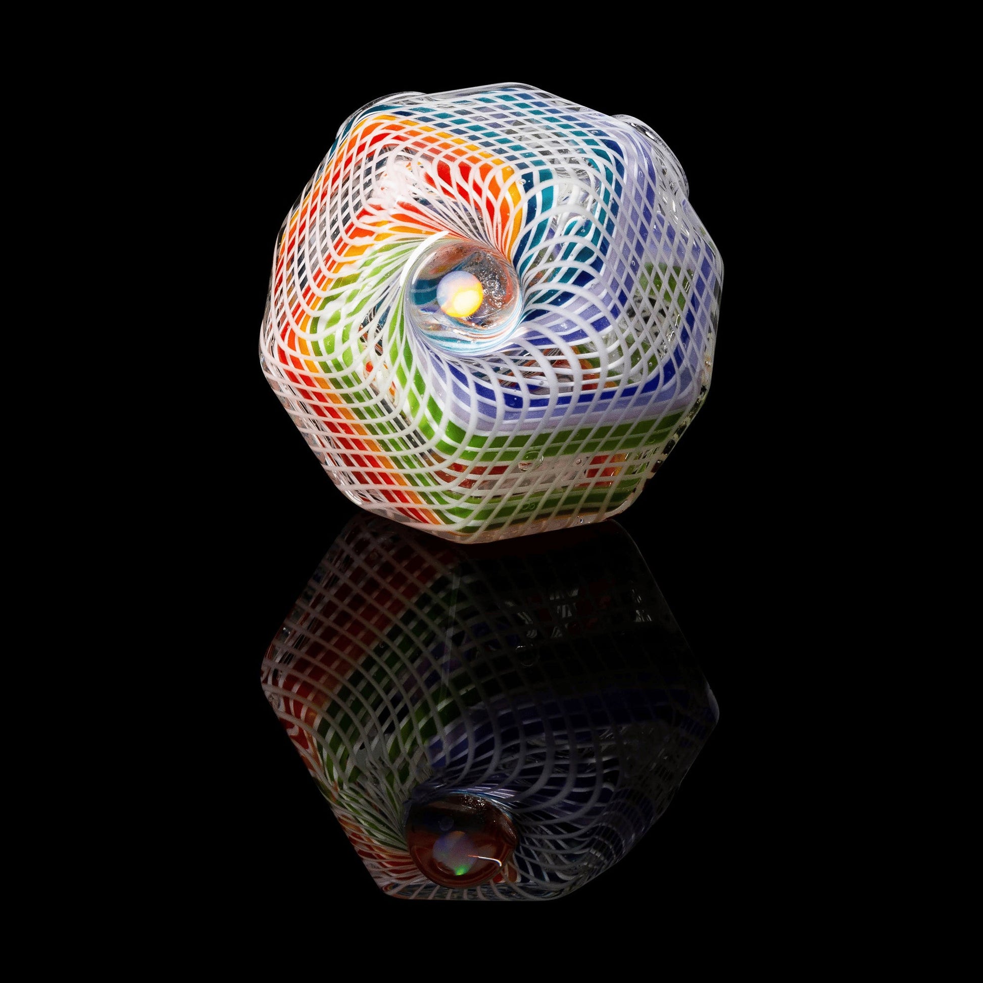 hand-blown art piece - Geo Traveler Collab by Future Glass Art x Kuhns Glass (2022 Drop)