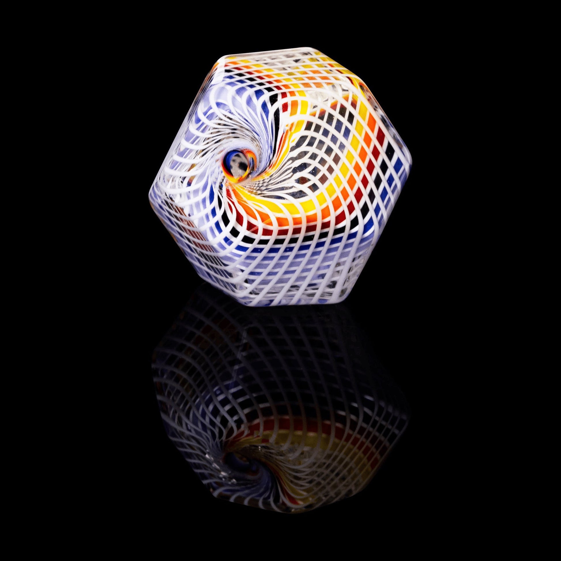 hand-blown art piece - Geo Traveler Collab by Future Glass Art x Kuhns Glass (2022 Drop)