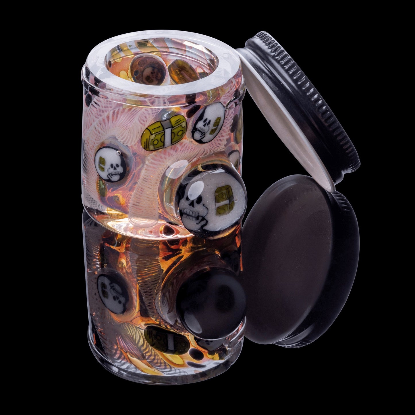 hand-blown art piece - Collab Jar by GROE x AKM (Got The Juice 2022)