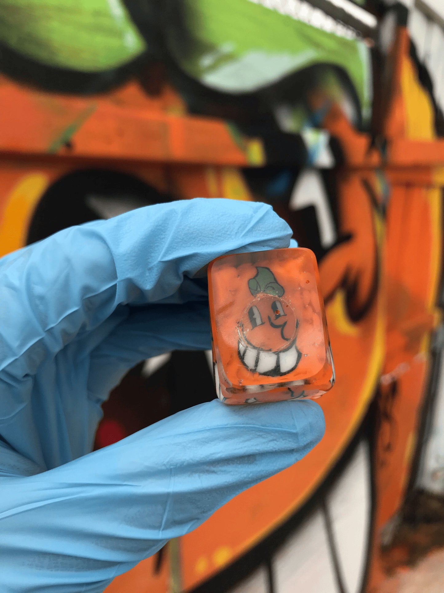 artisan-crafted art piece - Collab Large Millie Knuckles by GROE x Atomik (B) (Got The Juice 2022)
