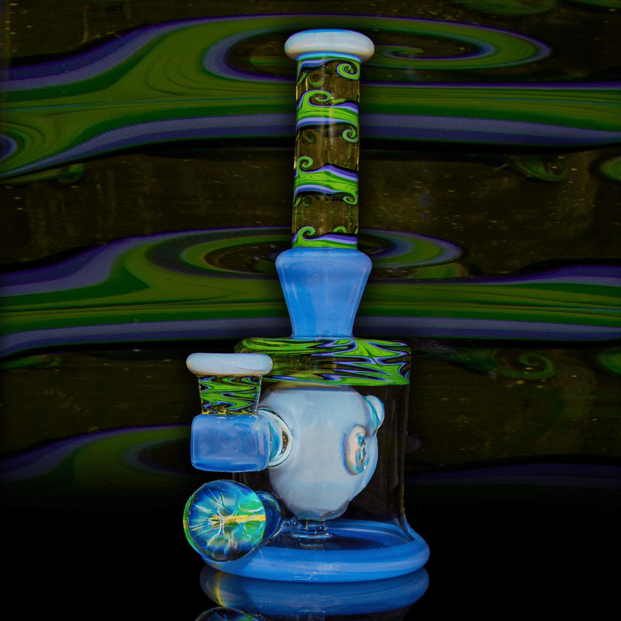 exquisite art piece - Head In A Bottle Collaboration by Mr. Voorhees x Leks Eno