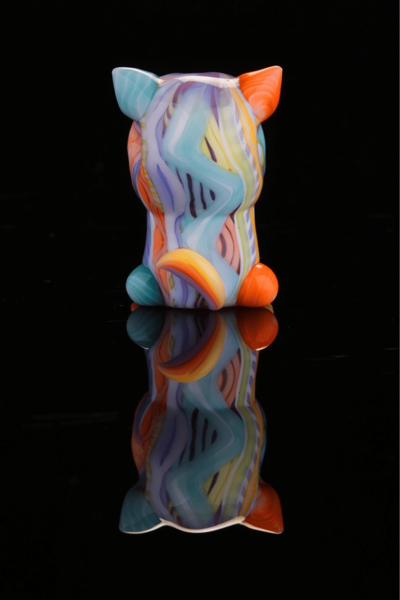 artisan-crafted glass pendant - Kitty Pendant by Trip A x Nathan Belmont (Belmont’s Beast)