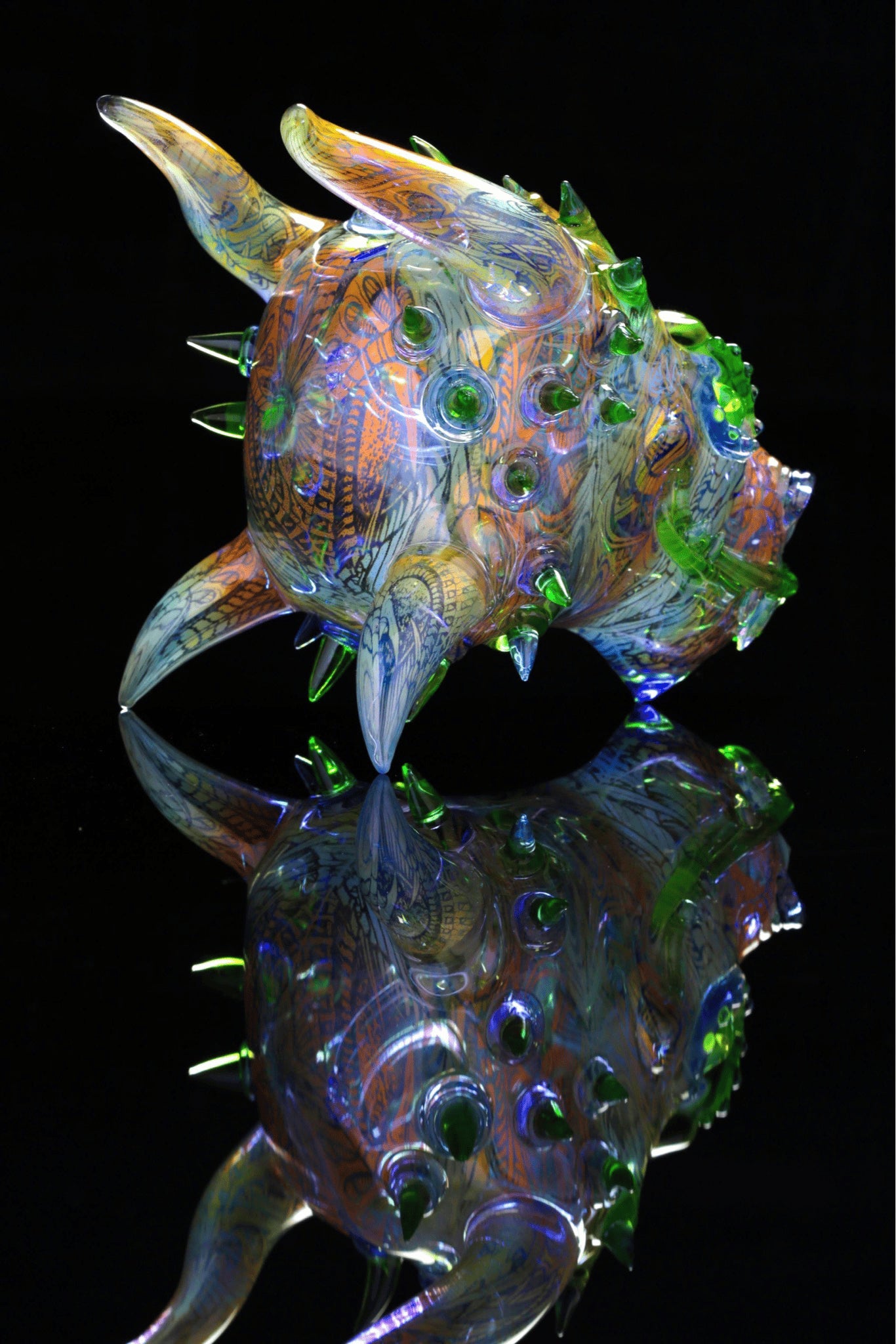 exquisite design of the Dragon Head Rig by OG Tubes x Nathan Belmont (Belmont’s Beast)