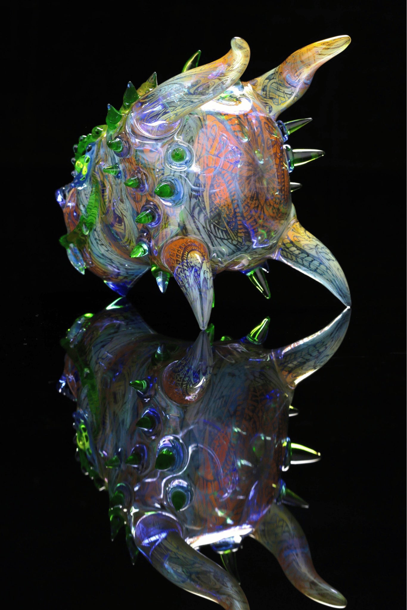 exquisite design of the Dragon Head Rig by OG Tubes x Nathan Belmont (Belmont’s Beast)