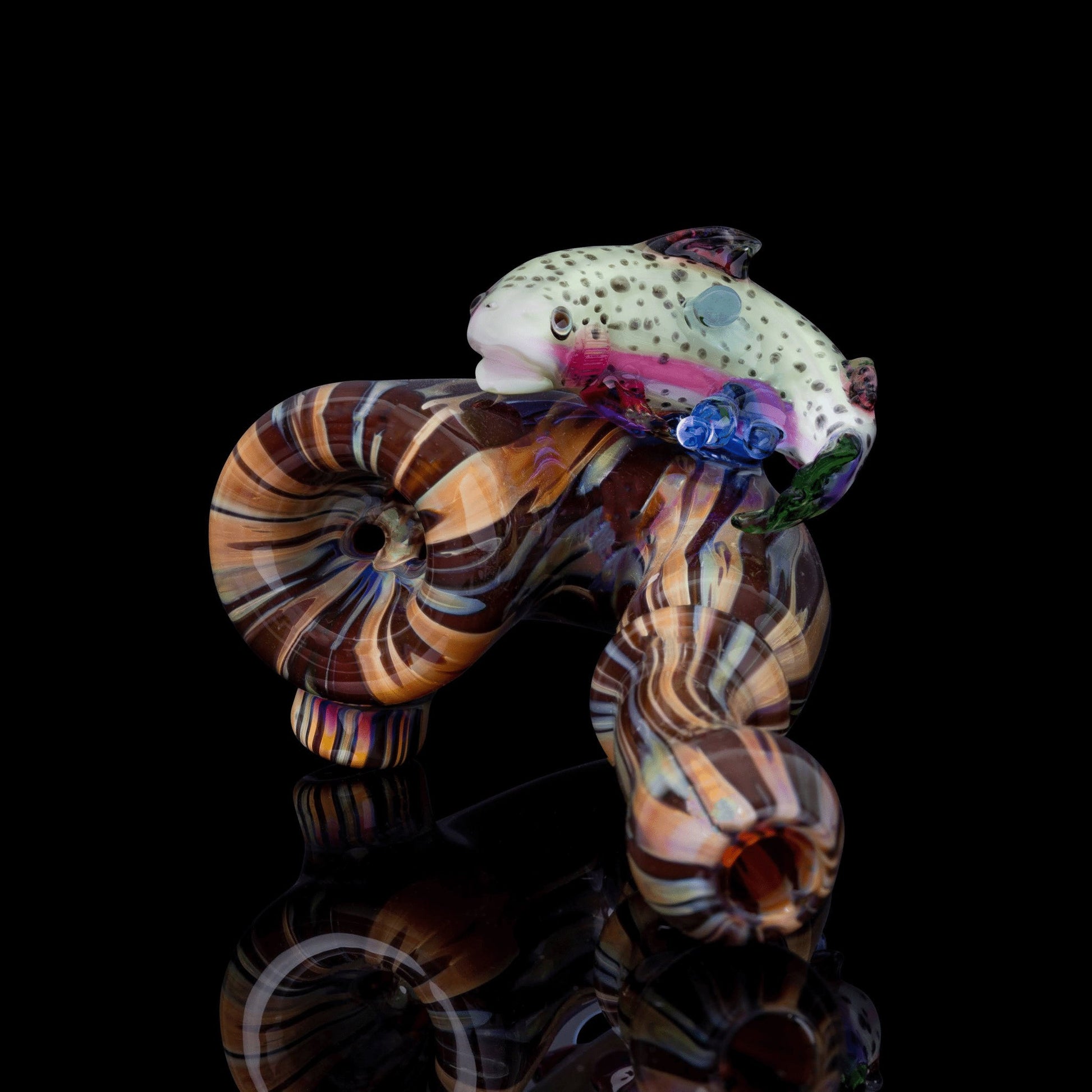 unique design of the Trout Sherlock by Elks That Run x Nathan Belmont (Belmont’s Beasts)