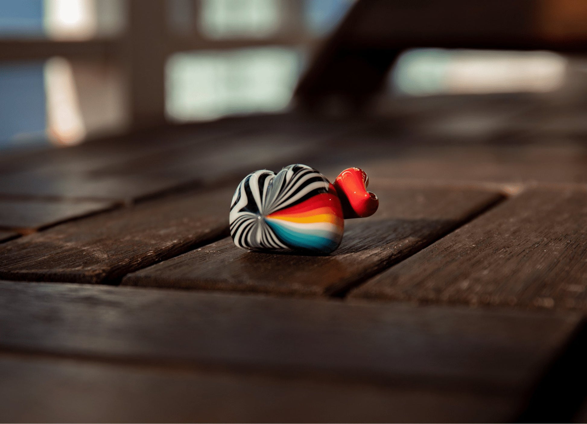 hand-blown glass pendant - Pantone Peach Pendant (A) by Preston Hanna x Gnarla Carla (2022 Release)