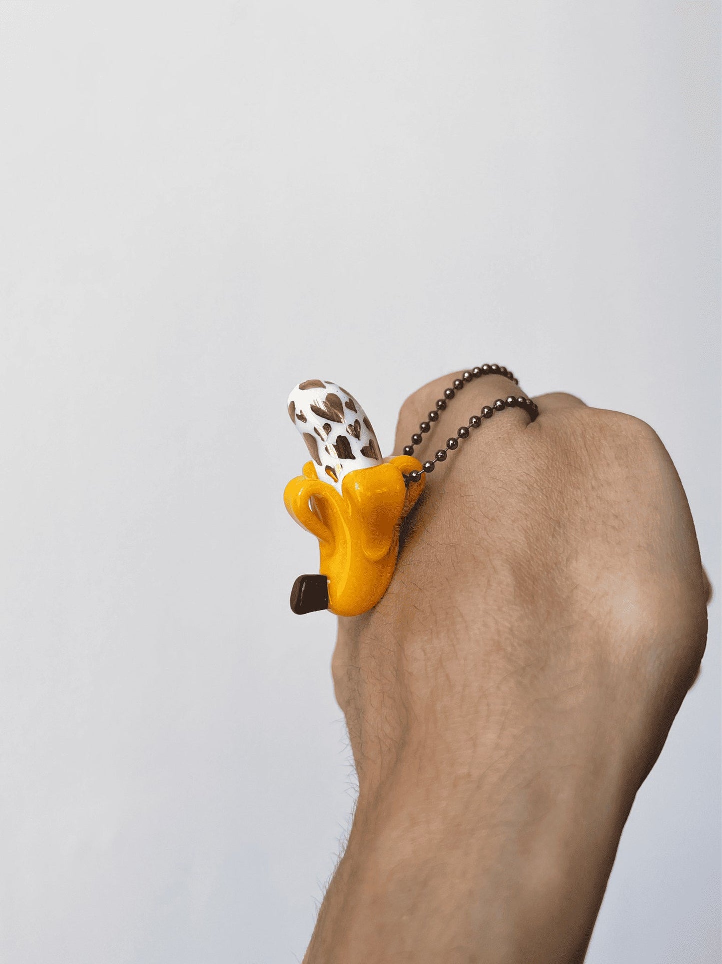 heady glass pendant - Collab Coyle Banana with Gold Hearts Pendant by Sibelley x Coyle (Cyber Punks 2022 Release)