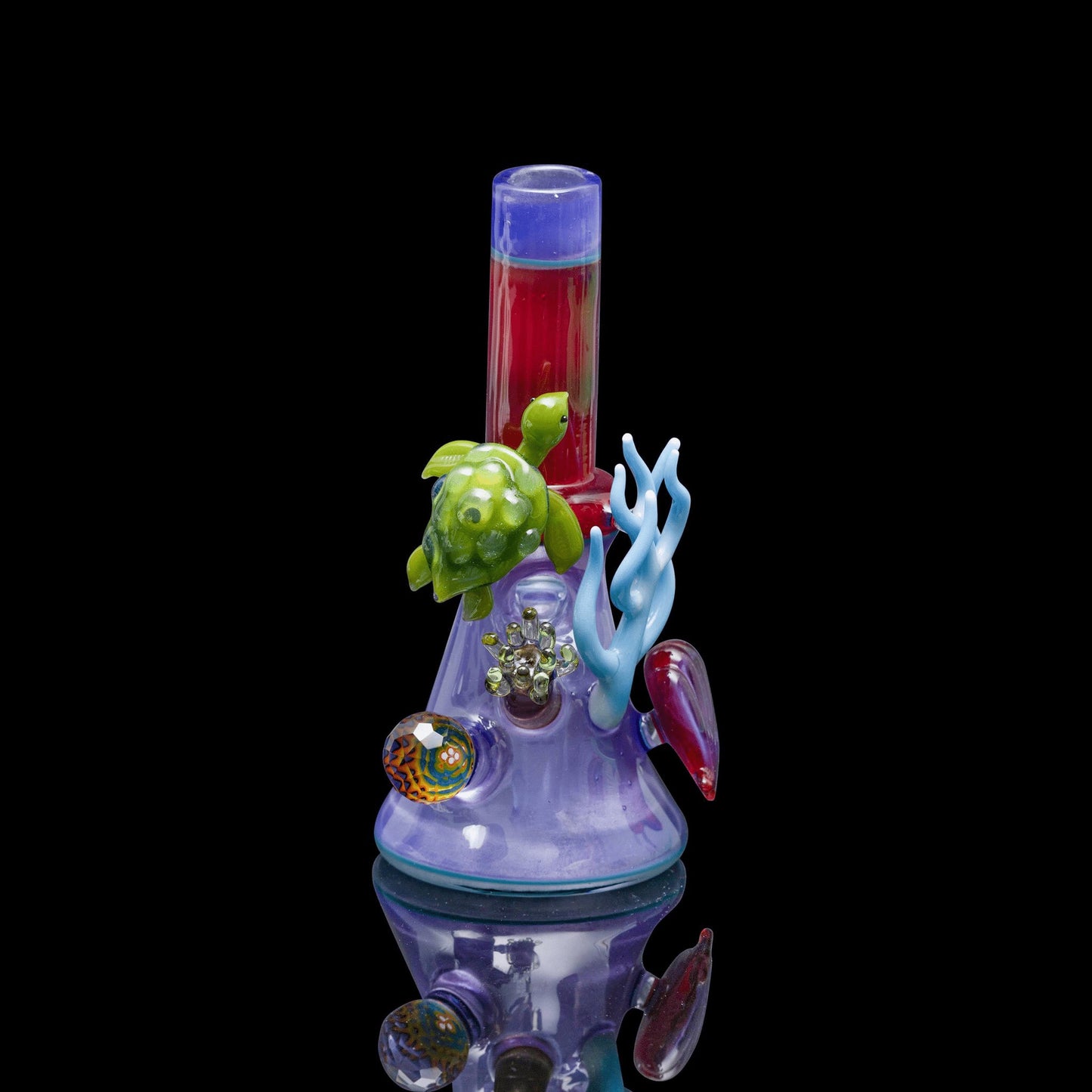luxurious art piece - Solo Minitube (C) by Burtoni Glass (Release 2022)