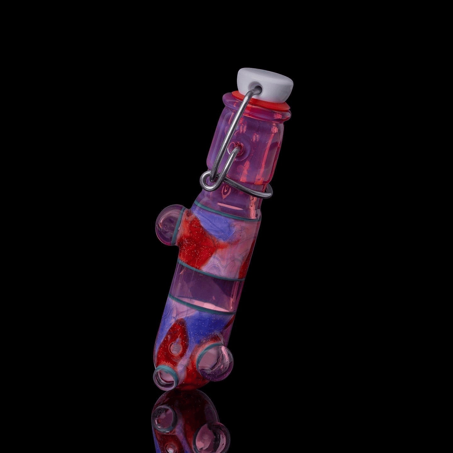 hand-blown art piece - Collab Bubblunt Tube by Matt A x Scomo Moanet (Scribble Season 2022)