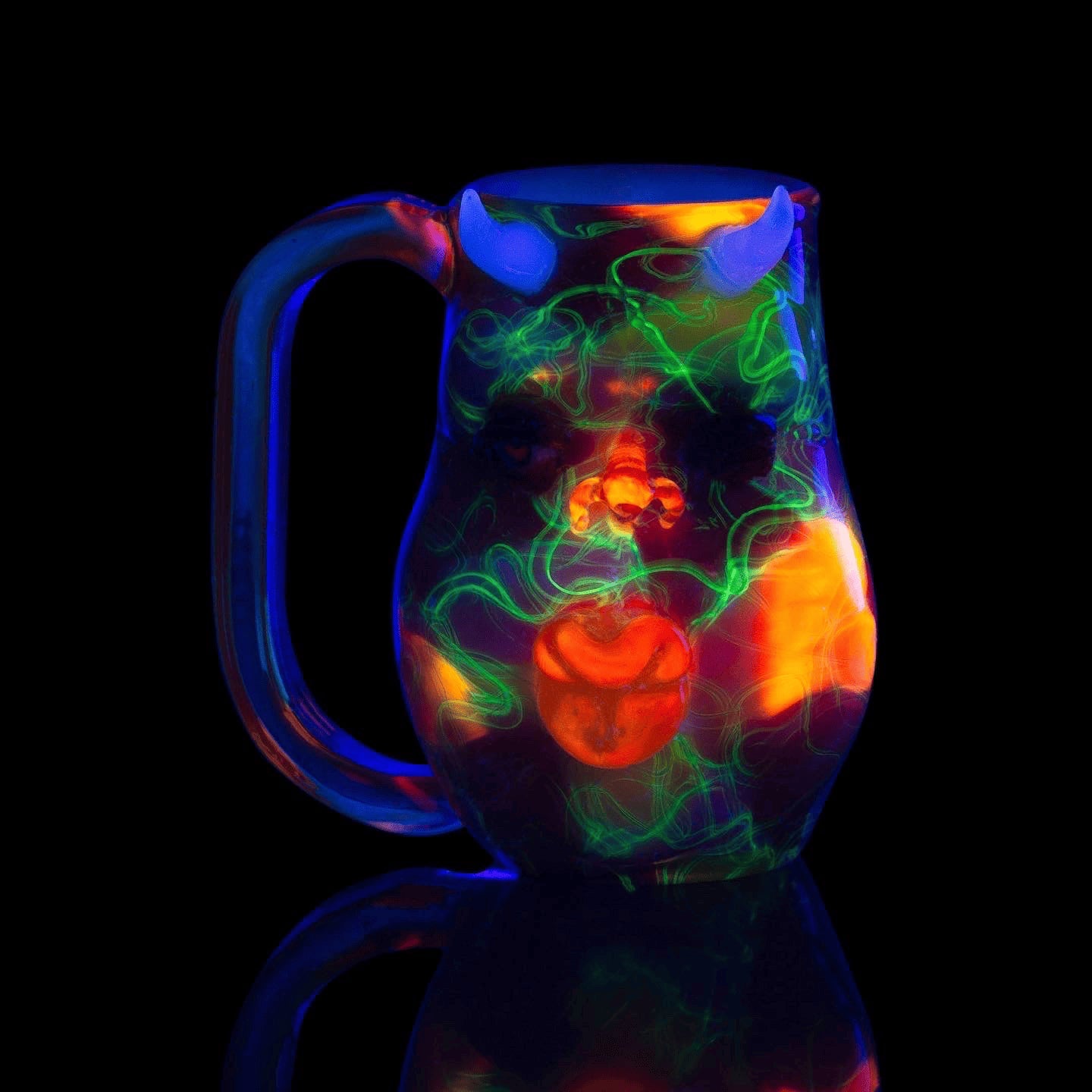 innovative art piece - Collab Devil Mug (A) by Rocko x Scomo Moanet (Scribble Season 2022)