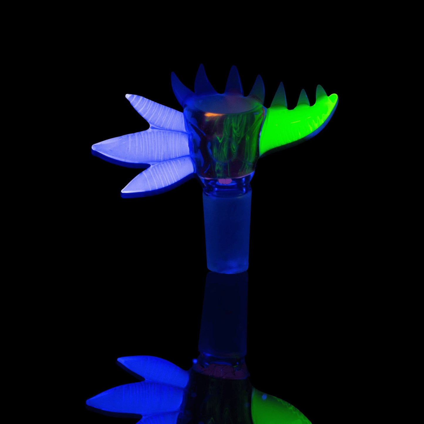 hand-blown art piece - Collab Slide B by Salt Glass x Scomo Moanet (Scribble Season 2022)