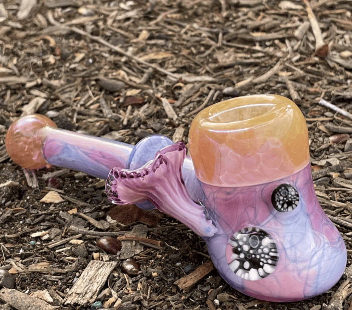 hand-blown design of the Collab Pipe by Ryce Made This x Scomo Moanet (Scribble Season 2022)