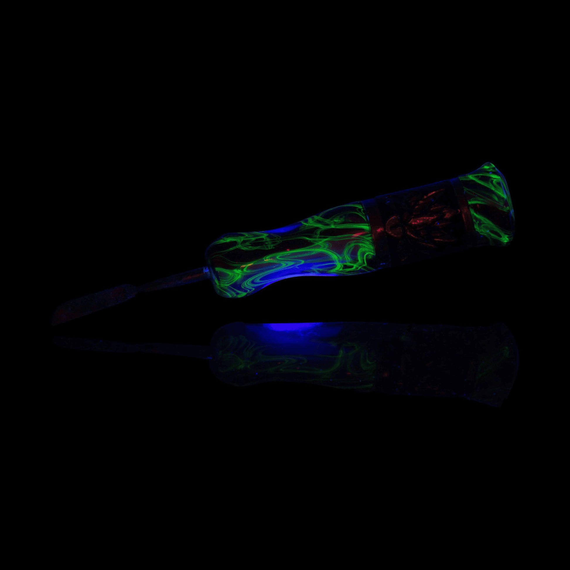 hand-blown art piece - Collab Dab Tool by Green T Glass x Scomo Moanet (Scribble Season 2022)