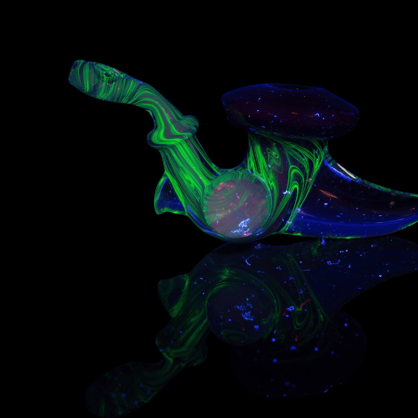 hand-blown glass pendant - Collab Sherlock pendant by JMass x Scomo Moanet (Scribble Season 2022)