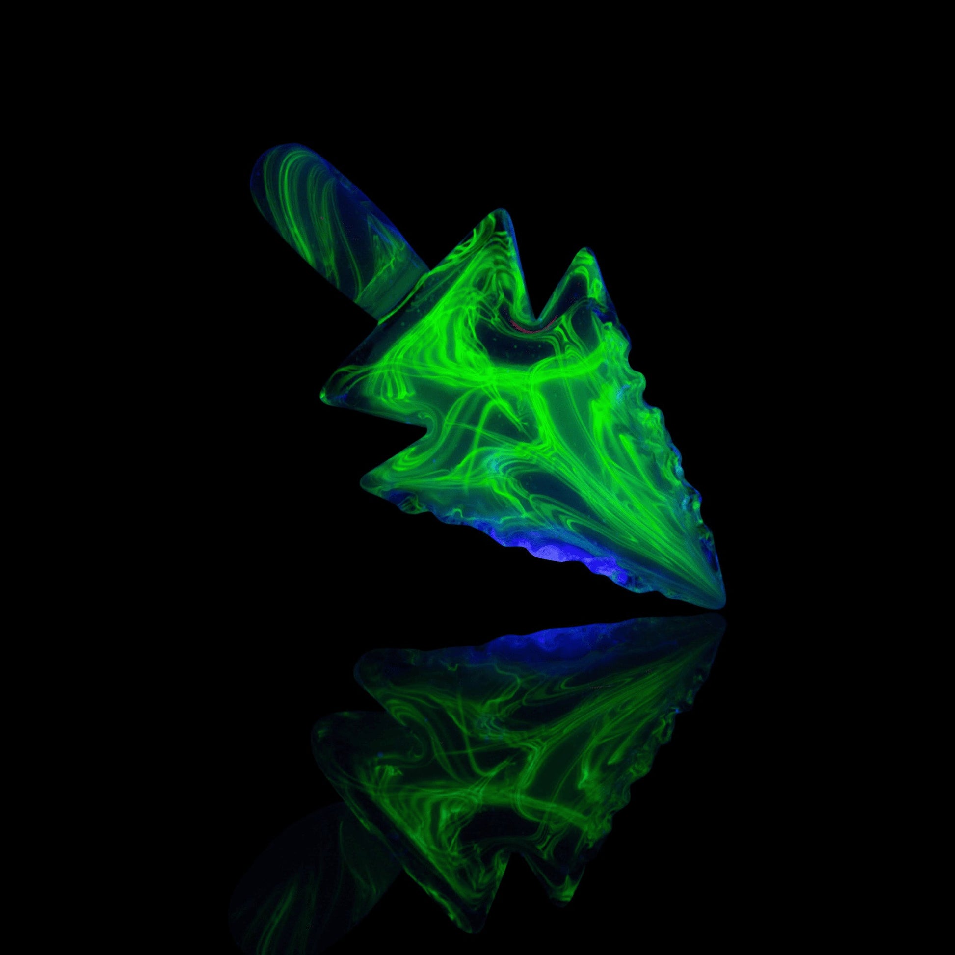 luxurious glass pendant - Collab Arrowhead Pendant (A) by Elks That Run x Scomo Moanet (Scribble Season 2022)