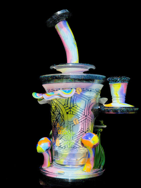 sophisticated design of the Collab Lichen The Fungi Rig by Avant-Garde x Scomo Moanet (Scribble Season 2022)