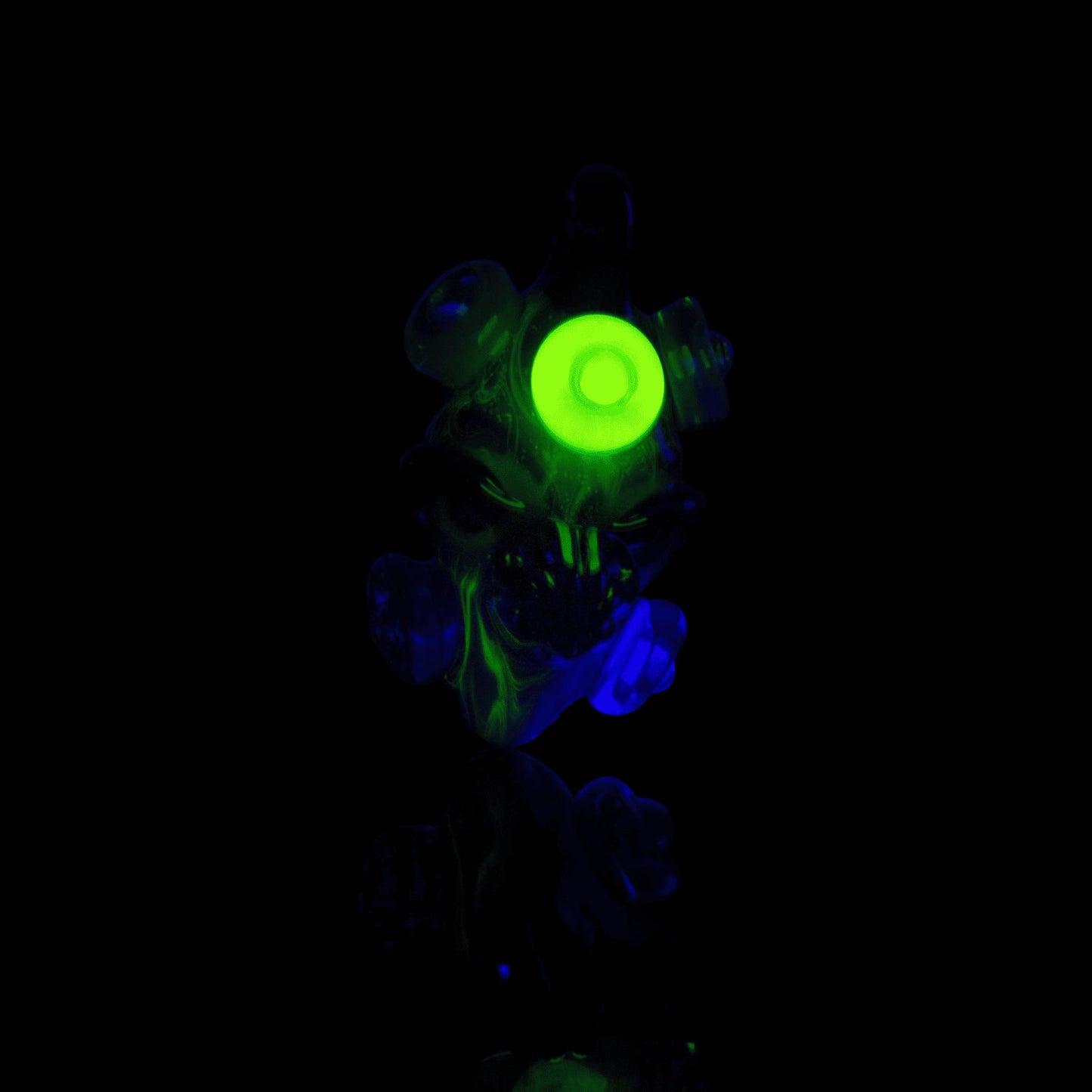 artisan-crafted glass pendant - Collab Bird Pendant (A) by Creep x Scomo Moanet (Scribble Season 2022)