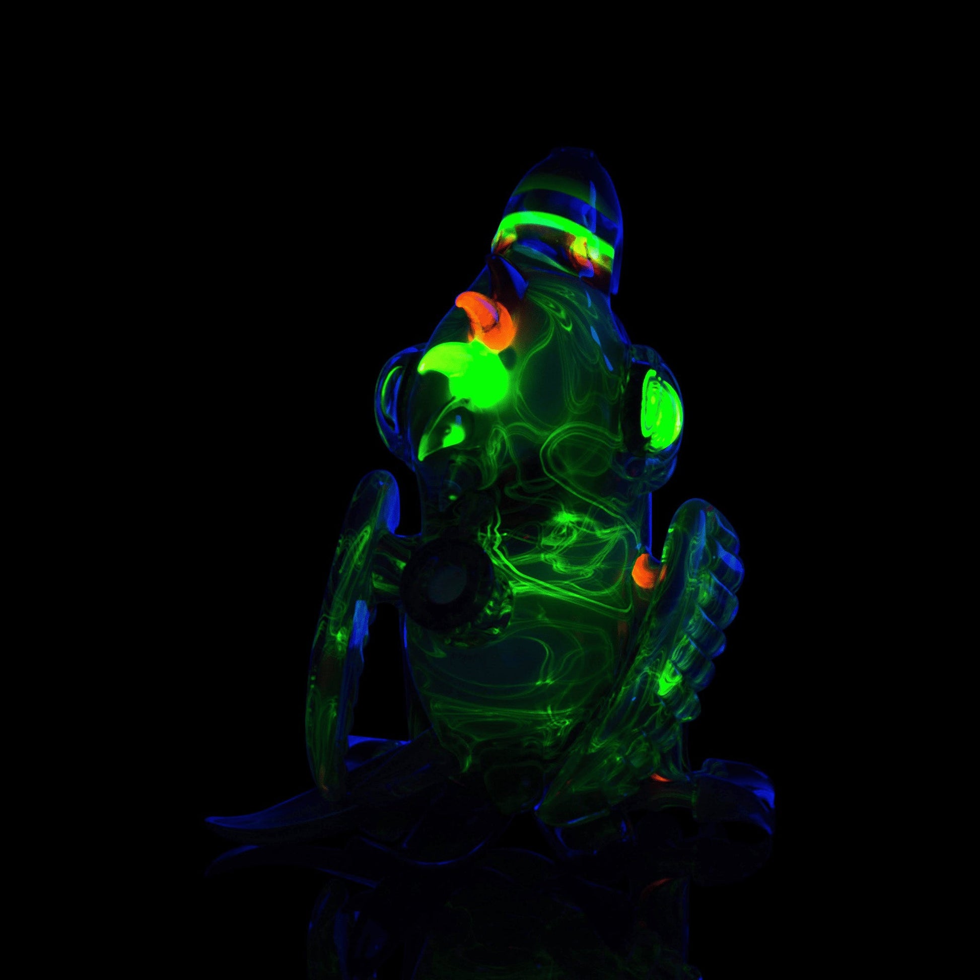 artisan-crafted design of the Collab Double Beaked Macaw Rig by RJ Glass x Scomo Moanet (Scribble Season 2022)