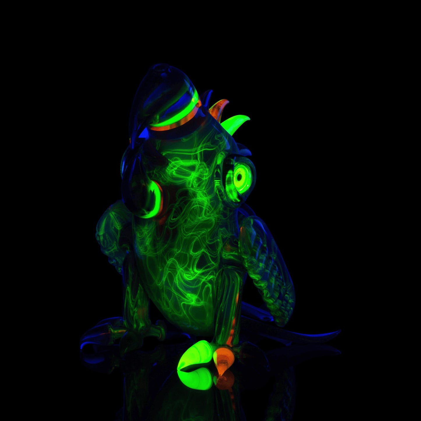artisan-crafted design of the Collab Double Beaked Macaw Rig by RJ Glass x Scomo Moanet (Scribble Season 2022)