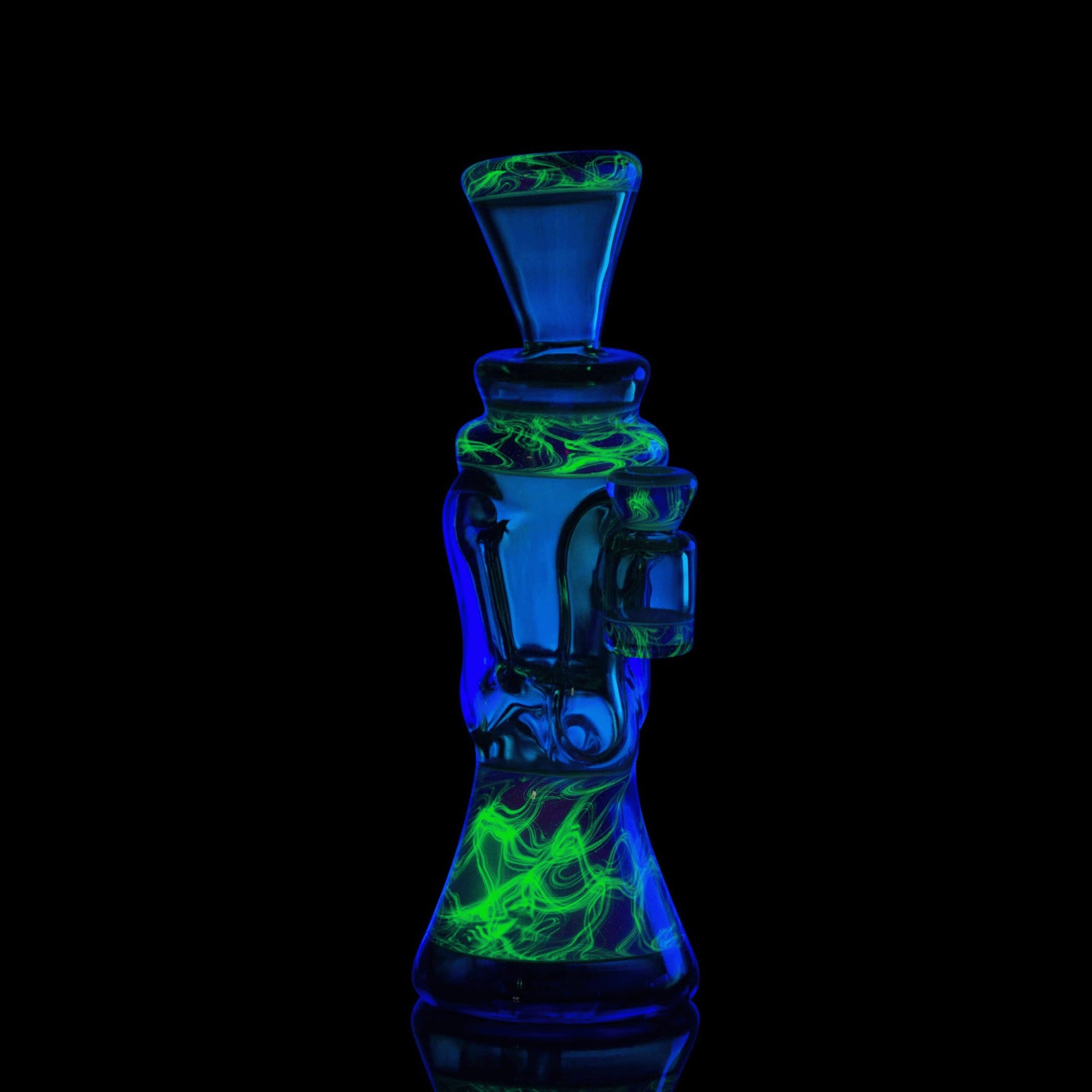 heady art piece - Collab Recycler by RyCrafted Glass x Scomo Moanet (Scribble Season 2022)