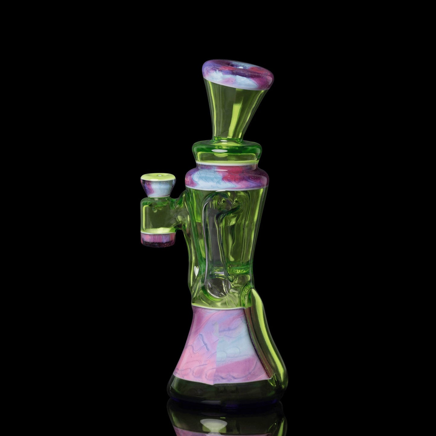 heady art piece - Collab Recycler by RyCrafted Glass x Scomo Moanet (Scribble Season 2022)