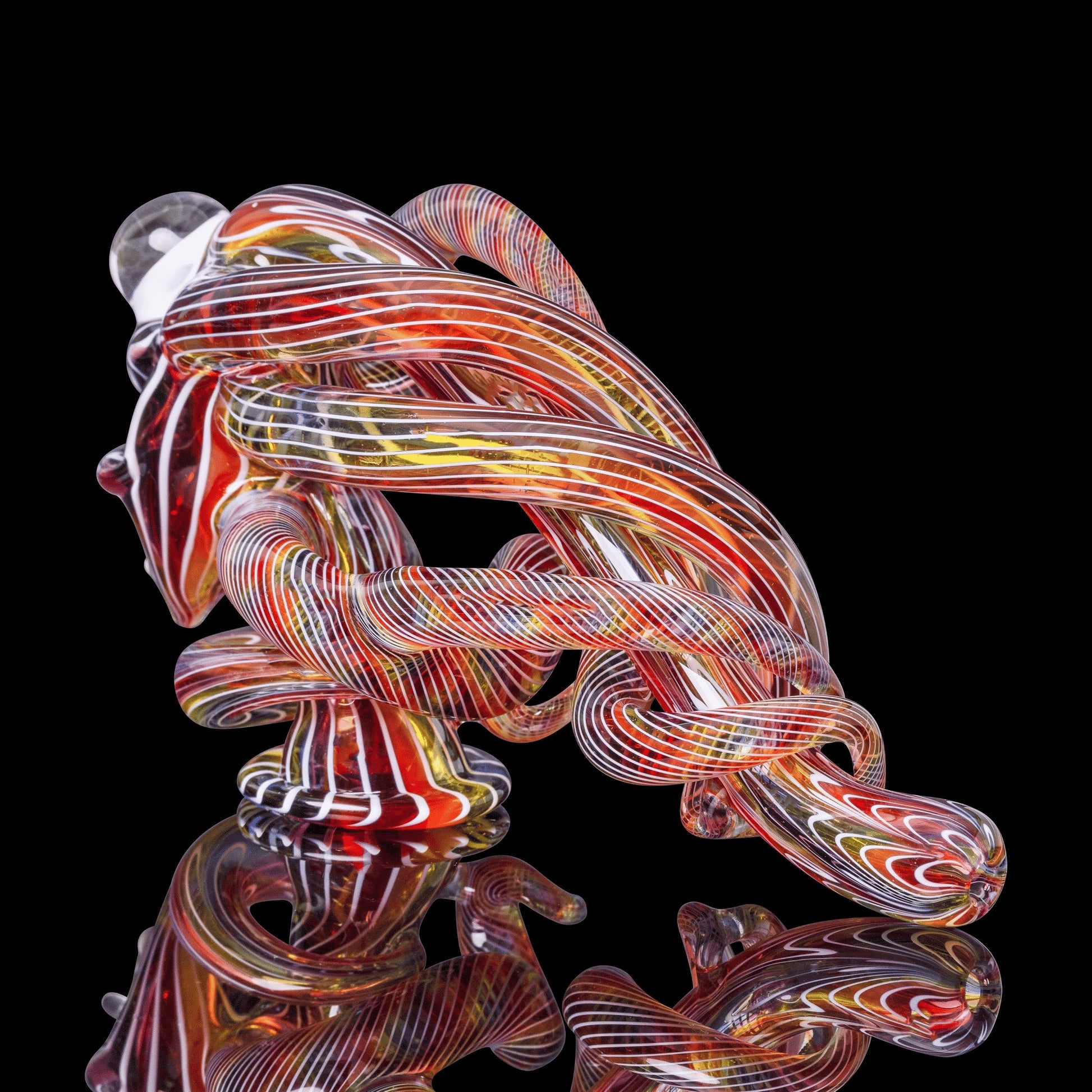 luxurious art piece - Collab Headlock by LaceFace x Karma Glass (Rainbow Equinox 2022)