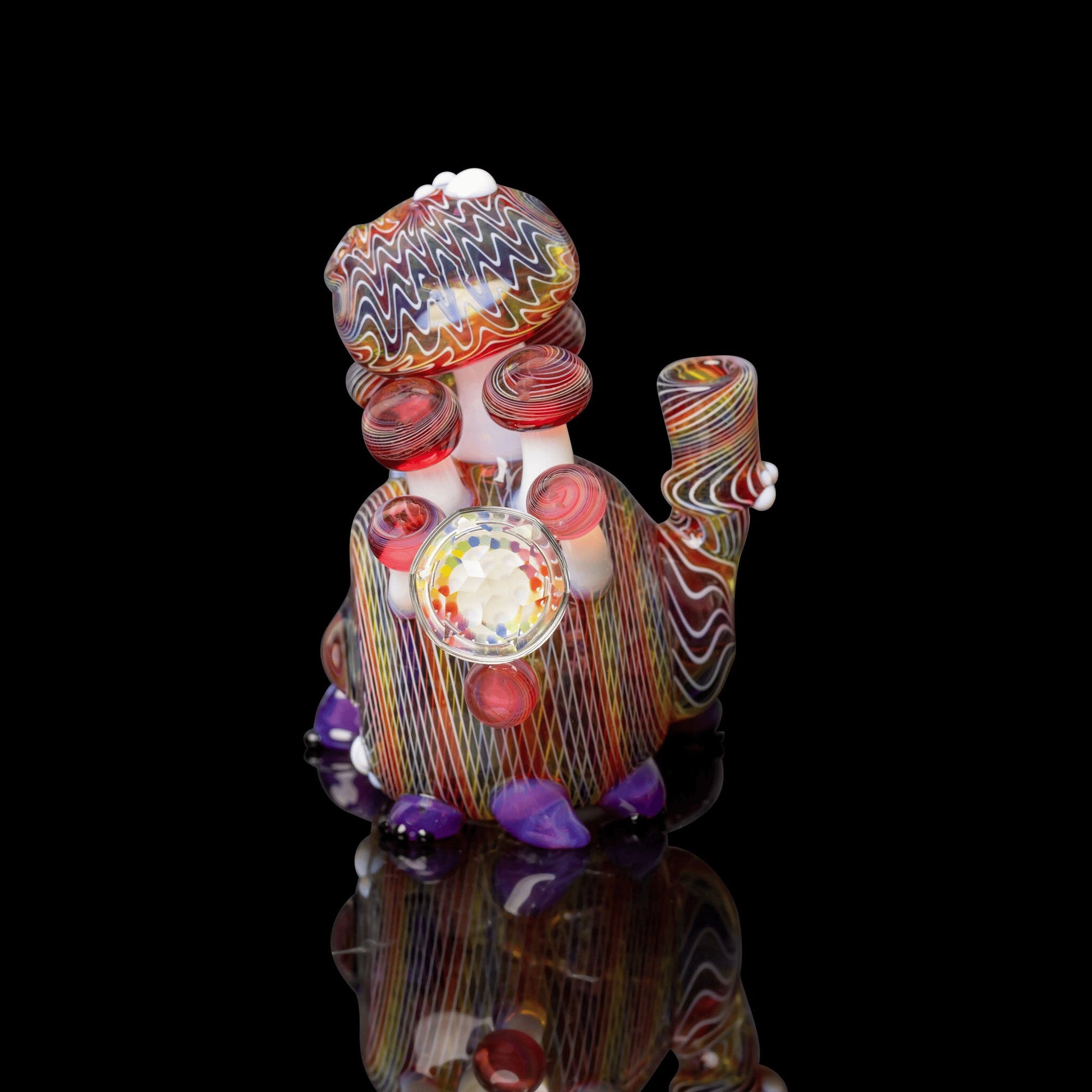 meticulously crafted design of the Collab Turtle Rig by Brandon Martin x Karma Glass (Rainbow Equinox 2022)