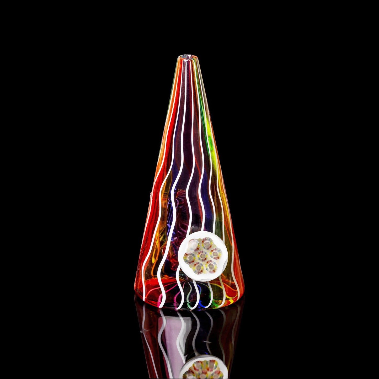 sophisticated art piece - Solo Prism by Karma Glass (Rainbow Equinox 2022)